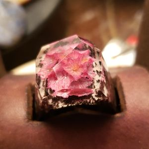Secret Wood Flower ring